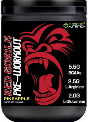 Red gorila pre workout Pineapple 300g BCAA